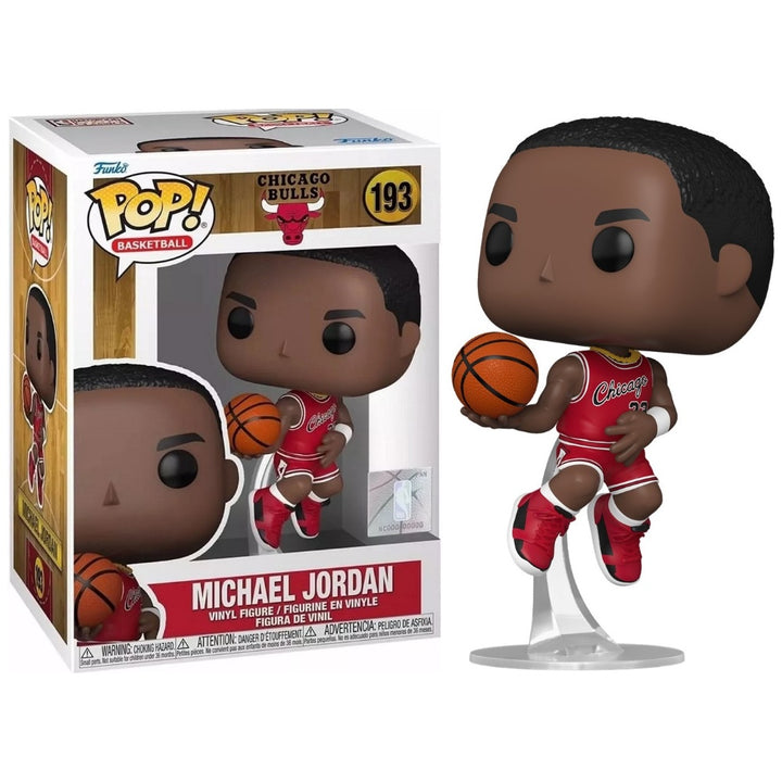 בובת פופ מייקל ג'ורדן (עונת רוקי) שיקגו בולס | Funko Pop! Michael Jordan Chicago Bulls Rookie Season 193