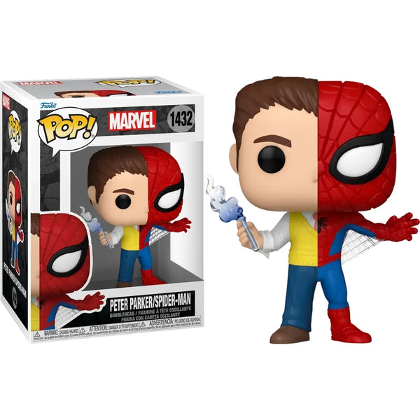 בובת פופ פיטר פארקר\ספיידרמן | Funko Pop! Marvel Split Peter Parker/Spider-Man 1432