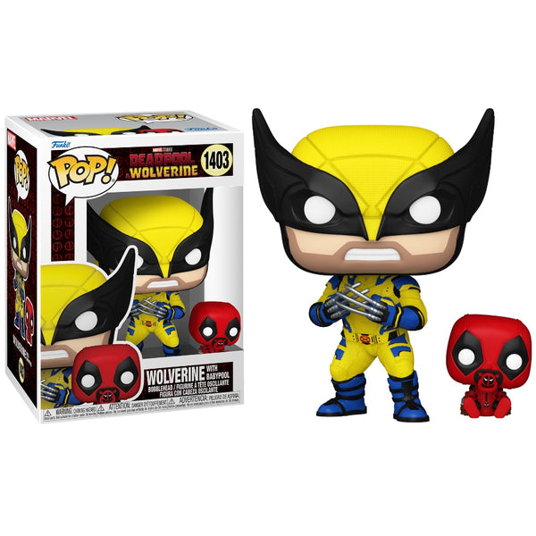 בובת פופ וולברין עם בייביפול | Funko Pop Wolverine With Babypool 1403