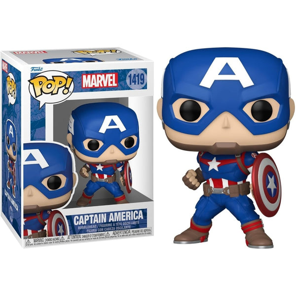 בובת פופ קפטן אמריקה קלאסי | Funko Pop! Captain America Marvel New Classics 1419