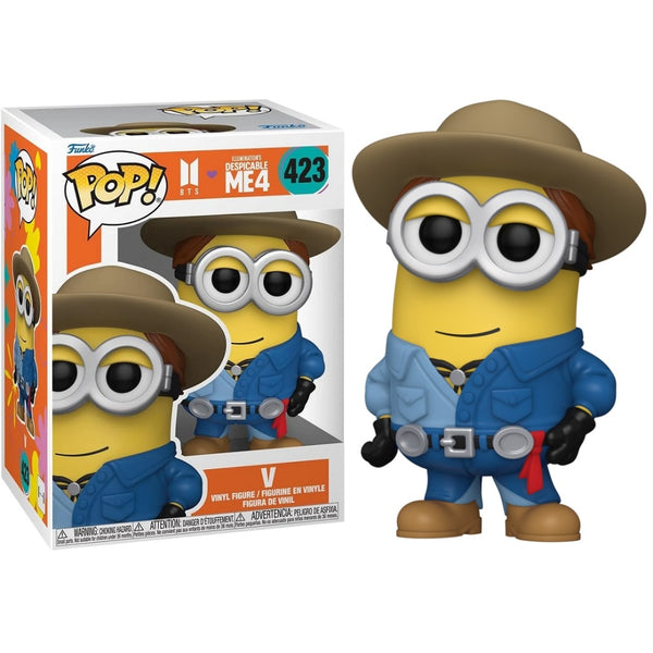 בובת פופ V מיניונים X BTS | Funko Pop! Minions Despicable Me 4 X BTS V 423