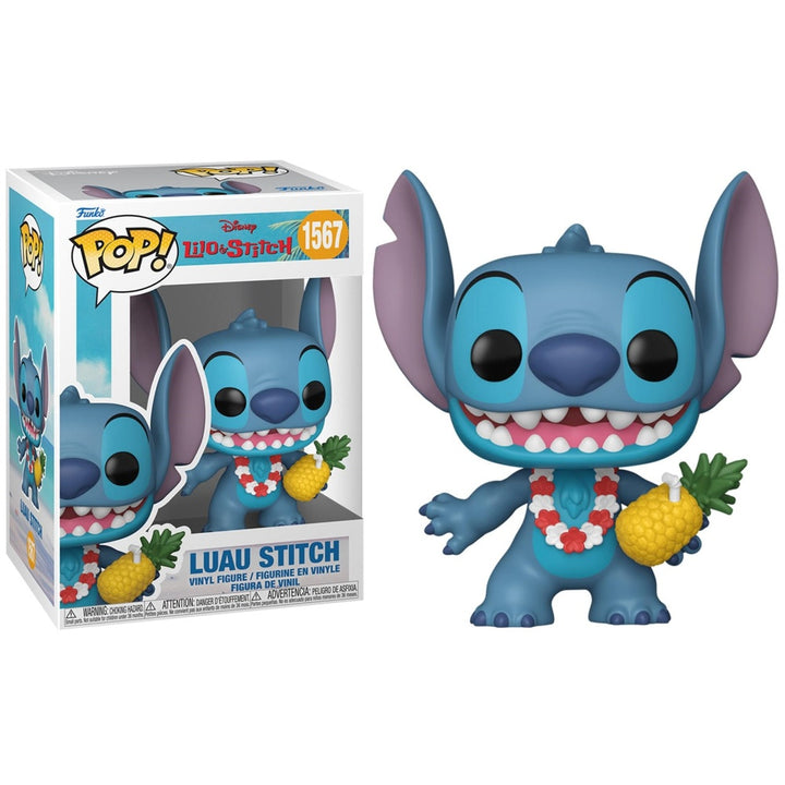 בובת פופ לואו סטיץ' (עם אננס) לילו וסטיץ' | Funko Pop! Luau Stitch (With Pineapple) Lilo & Stitch 1567 | פופ סטיץ' | בובות פופ של סטיץ'