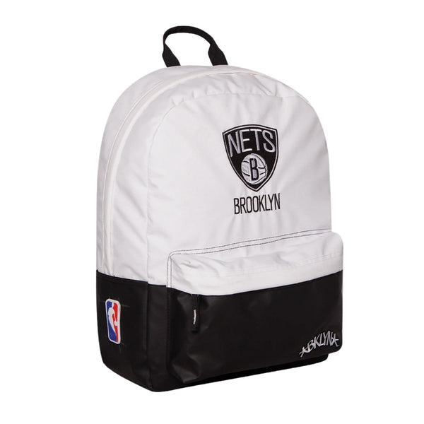 תיק גב ברוקלין נטס שחור\לבן אן בי איי | Kal-Gav NBA Brooklyn Nets Lite Black And White Backpack