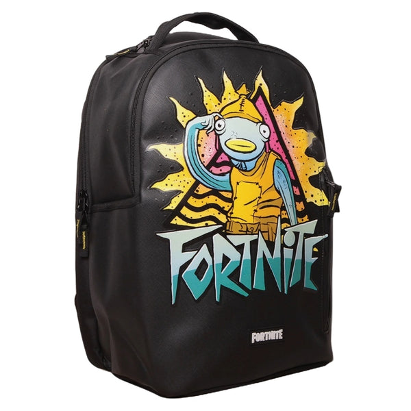 תיק גב פורטנייט פיש שחור | Kal-Gav Fortnite Fish Black Backpack