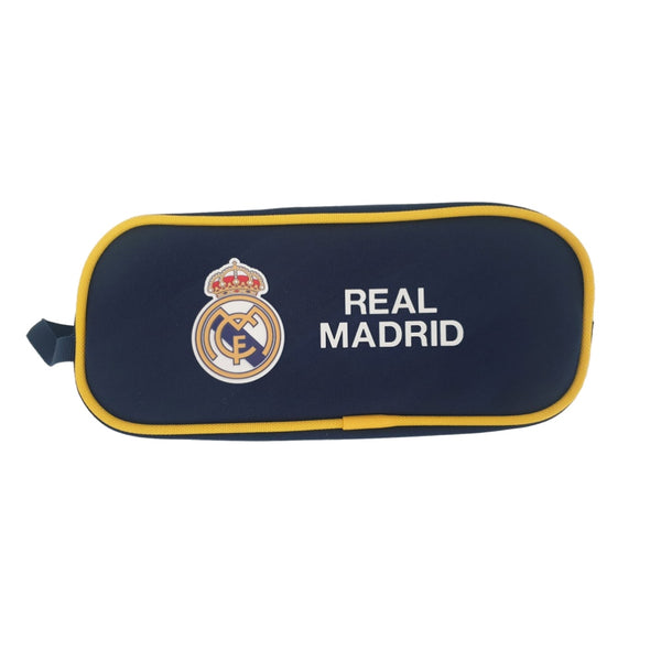 קלמר 2 תאים ריאל מדריד כחול | Kal-Gav Real Madrid Blue Pencil Case