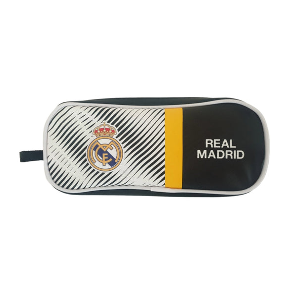 קלמר 2 תאים ריאל מדריד שחור | Kal-Gav Real Madrid black Pencil Case