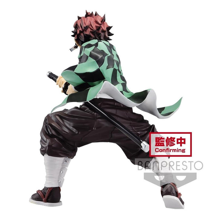 פיגר טאנג׳ירו קמאדו 25 ס"מ דימון סלייר | Tanjiro Kamado Demon Slayer Maximatic Banpresto | דמויות וגיבורים | פלאנט איקס | Planet X