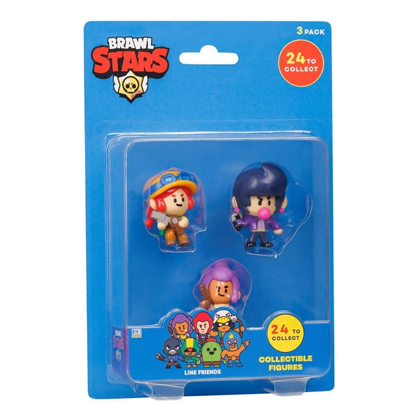 דמויות בראול סטארס שלישיה | Brawl Stars Collectible Figures 3 Pack