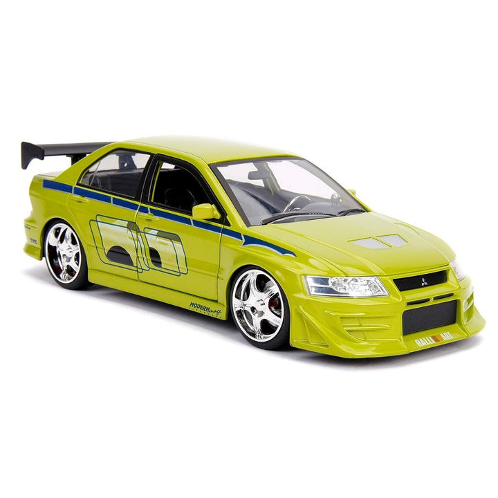 מיצובישי לנסר איבולושן מהיר ועצבני 1:24 | Fast And Furious Brian's Mitsubishi Lancer Evolution VII 1:24 | רכבים | פלאנט איקס | Planet X