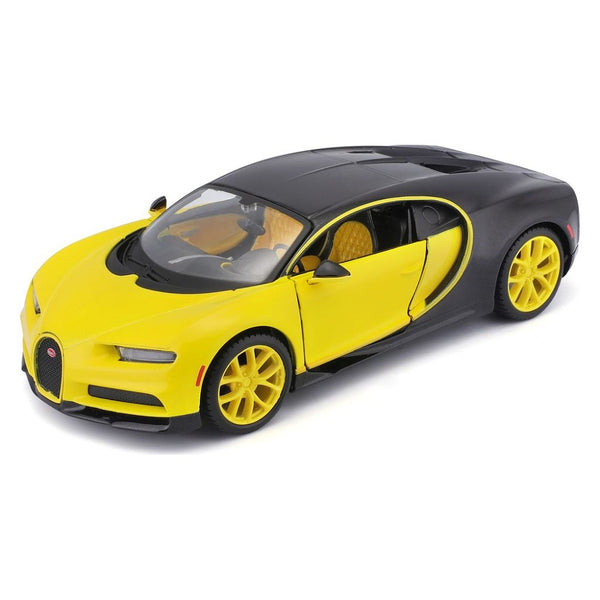 בוגאטי שירון צהוב\שחור 1:24 מהדורה מיוחדת | Bugatti Chiron Black And Yellow Maisto Special Edition 1:24 | רכבים | פלאנט איקס | Planet X