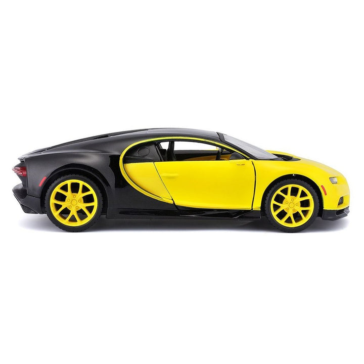 בוגאטי שירון צהוב\שחור 1:24 מהדורה מיוחדת | Bugatti Chiron Black And Yellow Maisto Special Edition 1:24 | רכבים | פלאנט איקס | Planet X