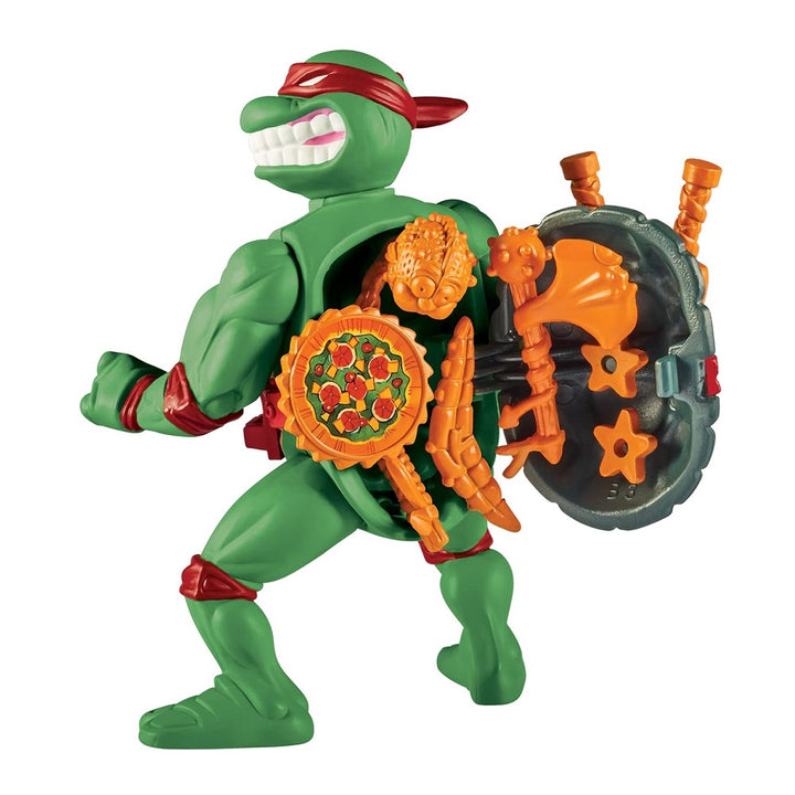 בובת רפאל קלאסית 10 ס"מ כולל שריון אחסון אביזרים צבי הנינג'ה | Classic Storage Shell Raphael Teenage Mutant Ninja Turtles | דמויות וגיבורים | פלאנט איקס | Planet X