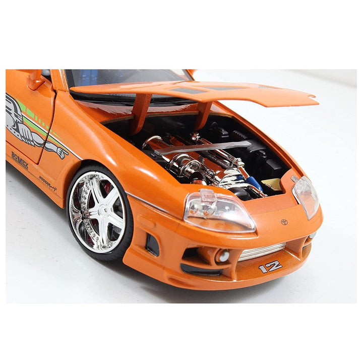 טויוטה סופרה 1995 מהיר ועצבני 1:24 | Fast And Furious Brian's 1995 Toyota Supra 1:24 | רכבים | פלאנט איקס | Planet X