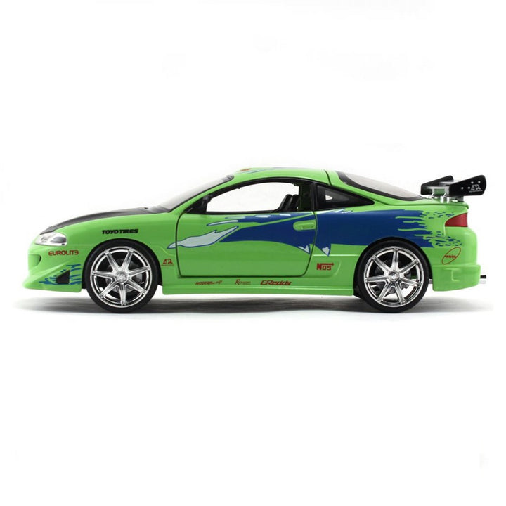 מיצובישי אקליפס מהיר ועצבני 1:24 | Fast And Furious Brian's Mitsubishi Eclipse 1:24 | רכבים | פלאנט איקס | Planet X