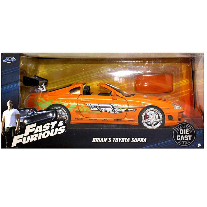 טויוטה סופרה 1995 מהיר ועצבני 1:24 | Fast And Furious Brian's 1995 Toyota Supra 1:24 | רכבים | פלאנט איקס | Planet X