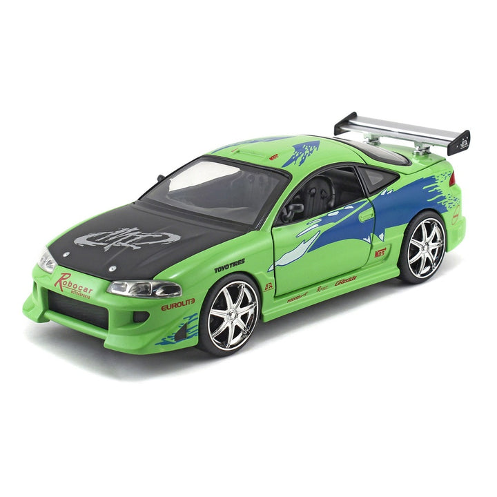 מיצובישי אקליפס מהיר ועצבני 1:24 | Fast And Furious Brian's Mitsubishi Eclipse 1:24 | רכבים | פלאנט איקס | Planet X