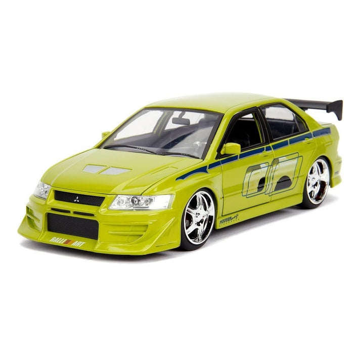 מיצובישי לנסר איבולושן מהיר ועצבני 1:24 | Fast And Furious Brian's Mitsubishi Lancer Evolution VII 1:24 | רכבים | פלאנט איקס | Planet X