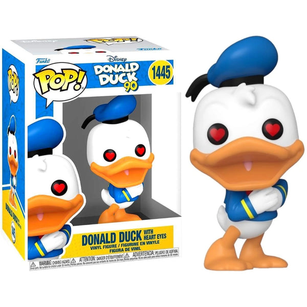 בובת פופ דונלד דאק מאוהב מהדורת 90 שנה | Funko Pop Donald Duck with Heart Eyes 1445