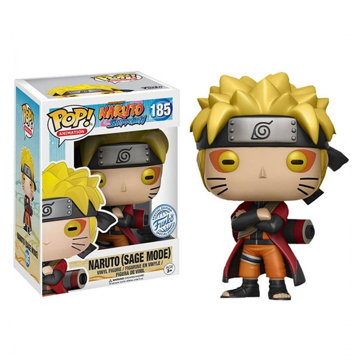 בובת פופ נארוטו סייג' מוד מהדורה מיוחדת | Funko Pop Naruto (Sage Mode) 185 Special Edition Blue Sticker | בובת פופ | פלאנט איקס | Planet X