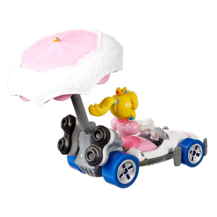 הוט ווילס הנסיכה פיץ' בי דאשר | Hot Wheels Princess Peach B Dasher Peach Parasol | רכבים | פלאנט איקס | Planet X