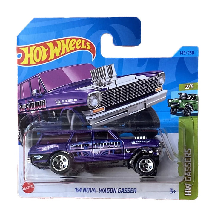 הוט ווילס נובה וואגן גאסר 1964 | Hot Wheels '64 Nova Wagon Gasser | רכבים | פלאנט איקס | Planet X