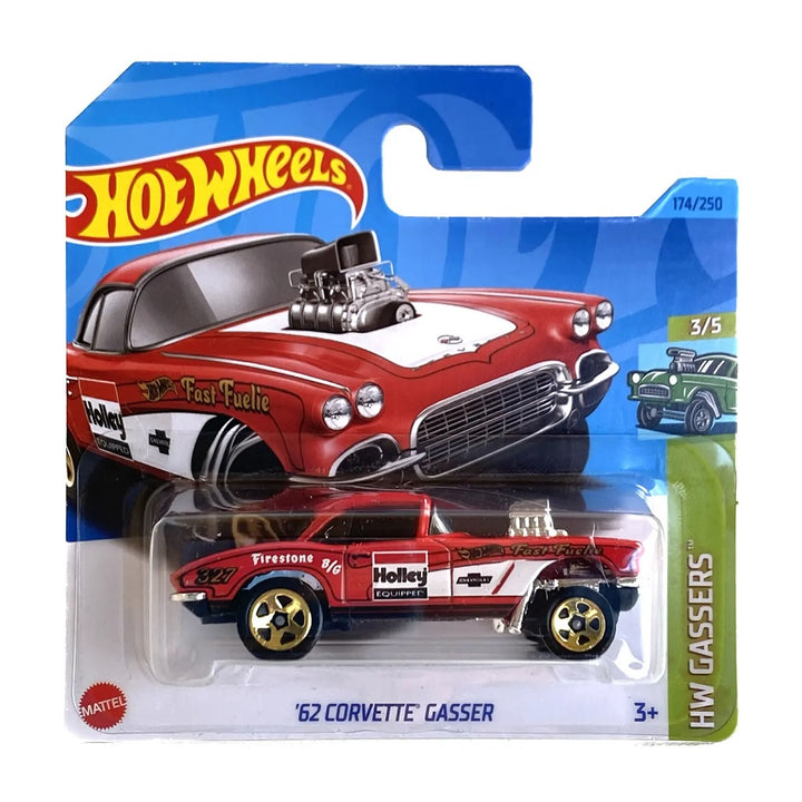 הוט ווילס '62 שברולט קורבט גאסר | Hot Wheels '62 Corvette Gasser | רכבים | פלאנט איקס | Planet X