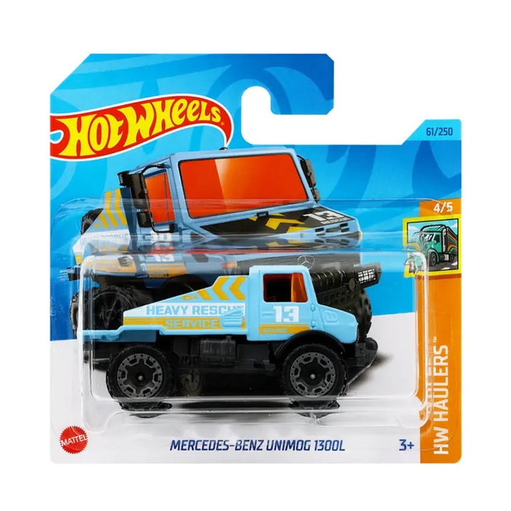 הוט ווילס מרצדס יונימוג 1300 | Hot Wheels Mercedes-Benz Unimog 1300L (2nd Color) | רכבים | פלאנט איקס | Planet X