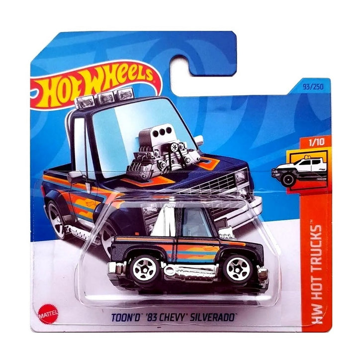 הוט ווילס שברולט סילברדו טונד 1983 | Hot Wheels Toon'd '83 Chevy Silverado (2nd Color) | רכבים | פלאנט איקס | Planet X