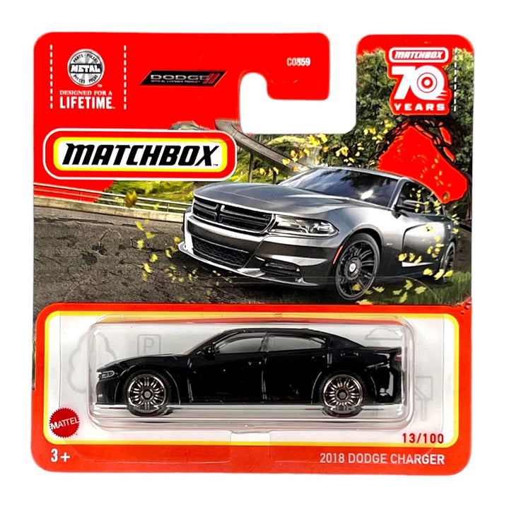 מאצ'בוקס דודג' צ'ארג'ר 2018 | Matchbox 2018 Dodge Charger | רכבים | פלאנט איקס | Planet X