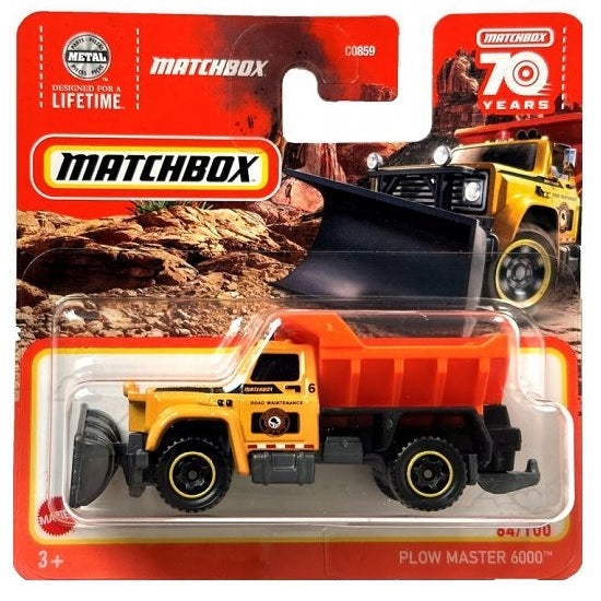 מאצ'בוקס משאית עפר | Matchbox Plow Master 6000