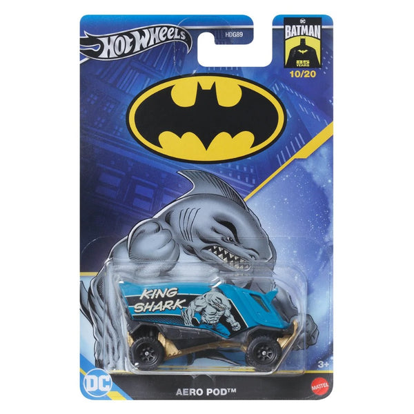 מכונית הוט ווילס באטמן אירו פוד קינג שארק | Hot Wheels Batman Aero Pod King Shark