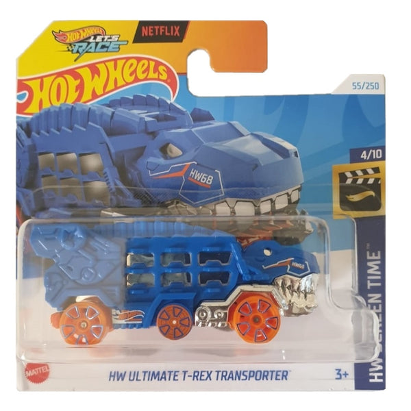 הוט ווילס נטפליקס אולטימייט טי רקס טרנספורטר | Hot Wheels Netflix Let's Race HW Ultimate T-Rex Transporter