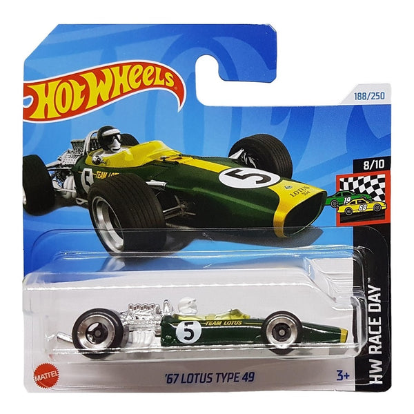 מכונית הוט ווילס לוטוס טייפ 49 1967 | Hot Wheels '67 Lotus Type 49