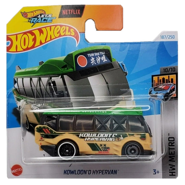 הוט ווילס נטפליקס קולונד הייפרוואן | Hot Wheels Netflix Let's Race Kowloon'd Hypervan