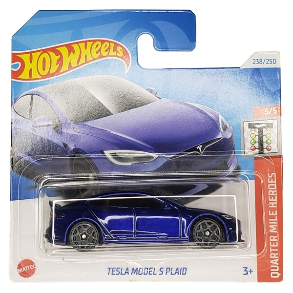 מכונית הוט ווילס טסלה מודל S Plaid | Hot Wheels Tesla Model S Plaid