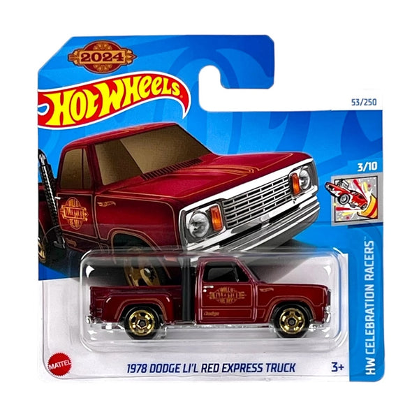 הוט ווילס דודג' ליל רד אקספרס טראק 1978 | Hot Wheels 1978 Dodge Li'l Red Express Truck | רכבים | פלאנט איקס | Planet X