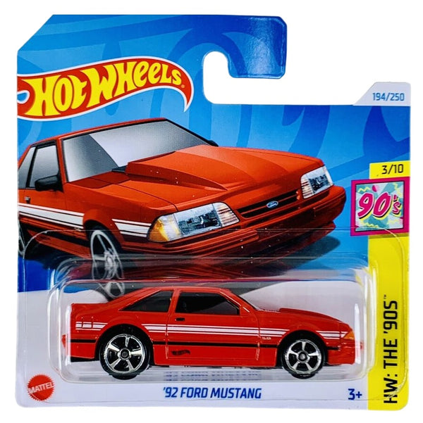 מכונית הוט ווילס פורד מוסטנג 1992 | Hot Wheels '92 Ford Mustang