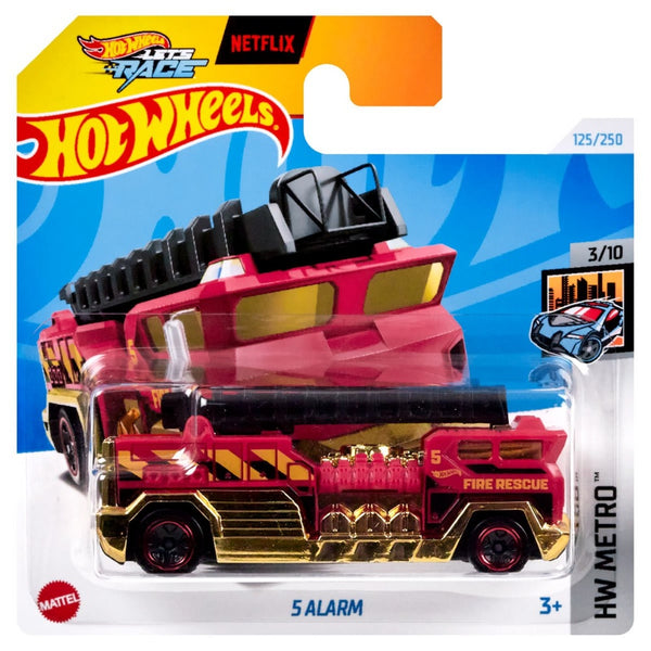 הוט ווילס נטפליקס 5 אלארם | Hot Wheels Netflix Let's Race 5 Alarm