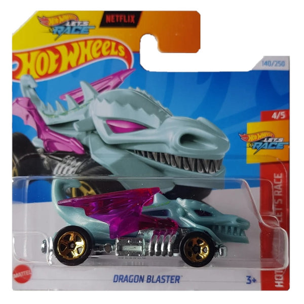 הוט ווילס נטפליקס דראגון בלאסטר | Hot Wheels Netflix Let's Race Dragon Blaster