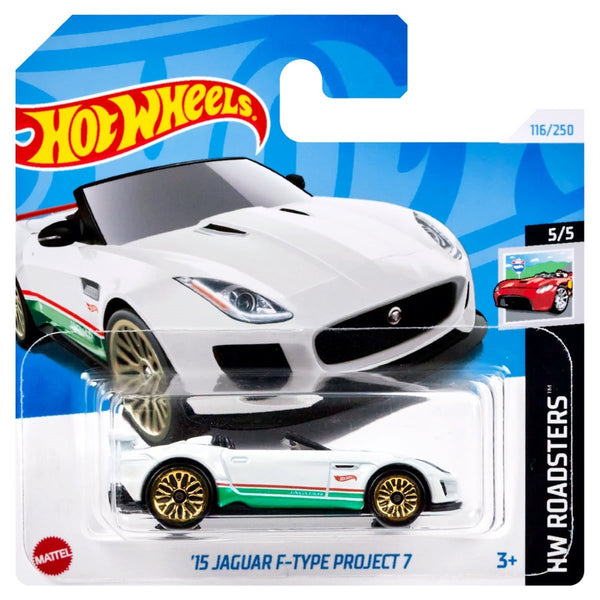 מכונית הוט ווילס יגואר אף טייפ פרוג'קט 7 2015 | Hot Wheels '15 Jaguar F-Type Project 7