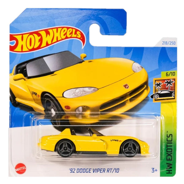 מכונית הוט ווילס דודג' וייפר RT/10 1992 | Hot Wheels '92 Dodge Viper RT/10