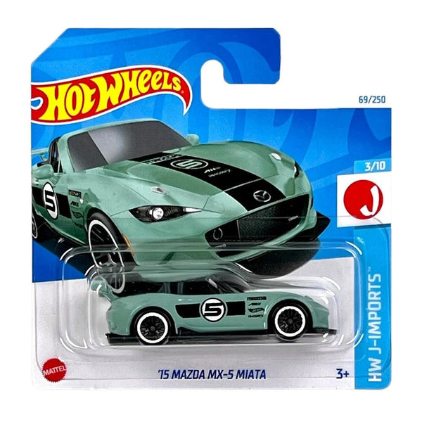 הוט ווילס מאזדה מיאטה MX-5 2015 | Hot Wheels '15 Mazda MX-5 Miata | רכבים | פלאנט איקס | Planet X