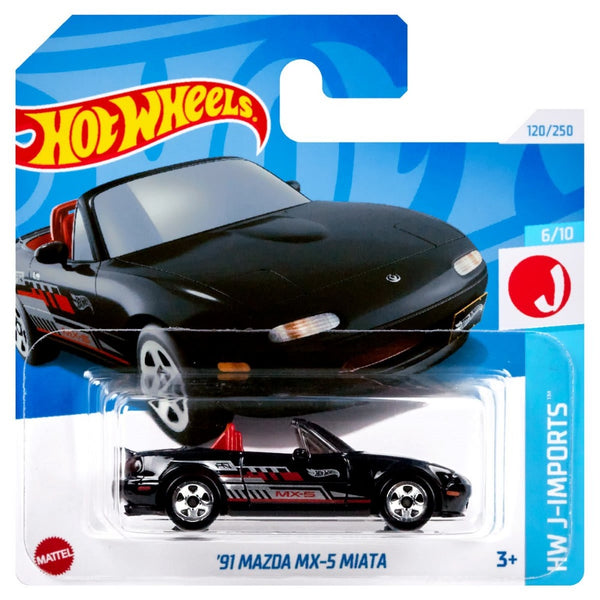 מכונית הוט ווילס מאזדה MX-5 מיאטה 1991 | Hot Wheels '91 Mazda MX-5 Miata