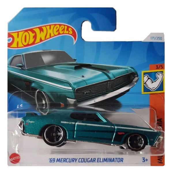 מכונית הוט ווילס מרקורי קוגר אלימנייטור | Hot Wheels '69 Mercury Cougar Eliminator