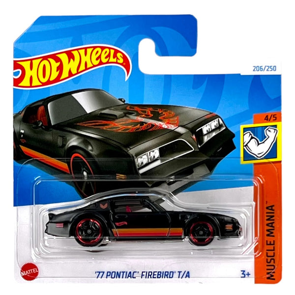 מכונית הוט ווילס פונטיאק פיירבירד 1977 T/A | Hot Wheels '77 Pontiac Firebird T/A