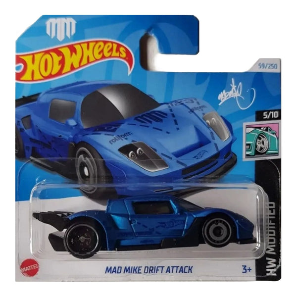 מכונית הוט ווילס מאד מייק דריפט אטאק | Hot Wheels Mad Mike Drift Attack (2nd Color)