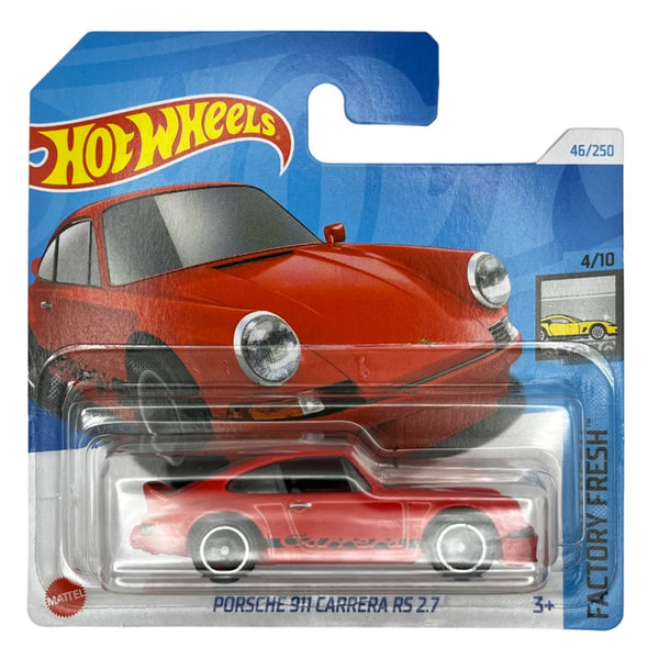 מכונית הוט ווילס פורשה 911 קאררה RS 2.7 | Hot Wheels Porsche 911 Carrera RS 2.7 (2nd Color)