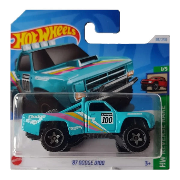 הוט ווילס דודג' D100 1987 | Hot Wheels '87 Dodge D100 (3rd Color)