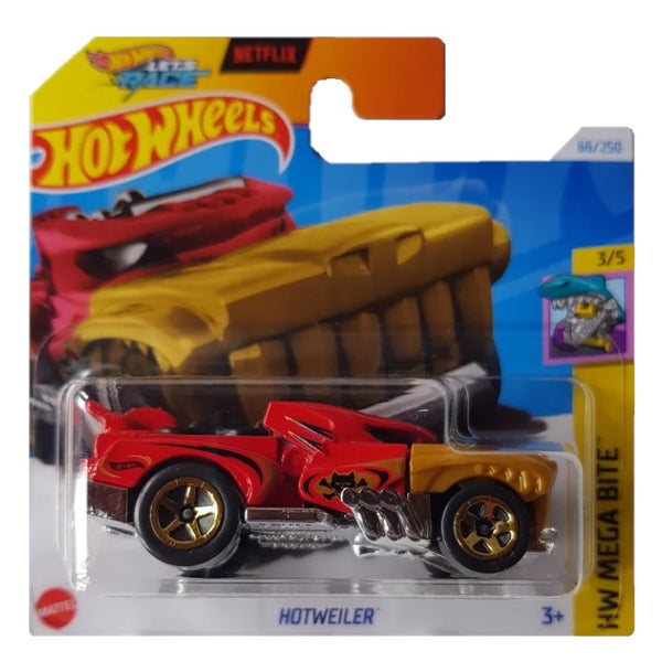 הוט ווילס נטפליקס הוטווילר | Hot Wheels Netflix Let's Race Hotweiler (2nd Color)