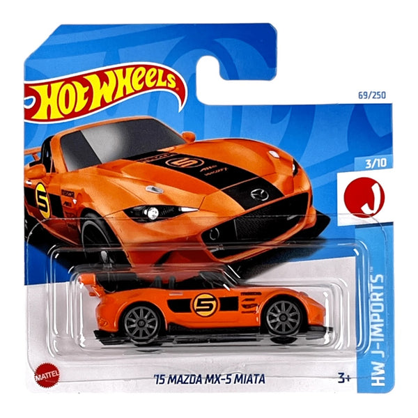 מכונית הוט ווילס מאזדה מיאטה MX-5 2015 | Hot Wheels '15 Mazda MX-5 Miata (2nd Color)